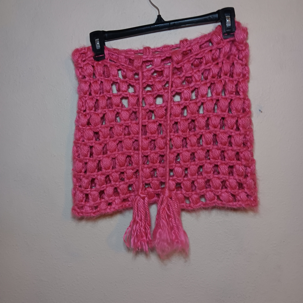Handmade Hot Pink Bikini Skirt Cover Up